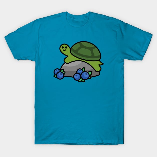 Cute & Friendly Berry Turtle T-Shirt by DaTacoX